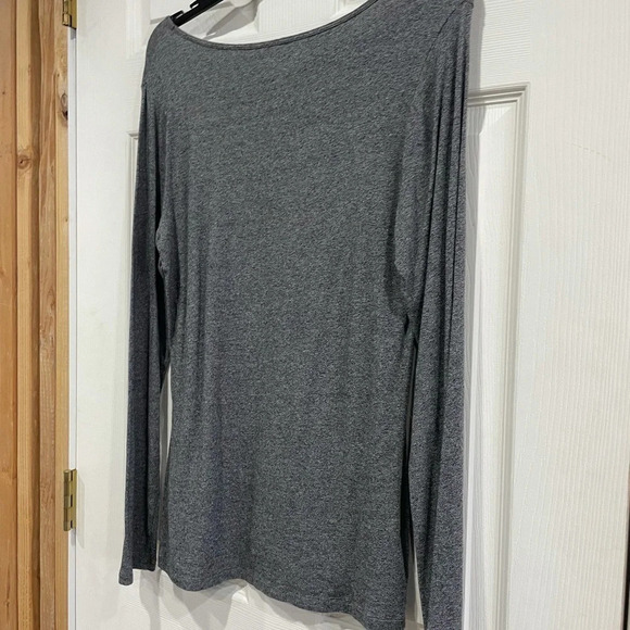 Apt 9 Essentials Long Sleeve T-shirt Size Large Heathered Grey - Picture 5 of 5